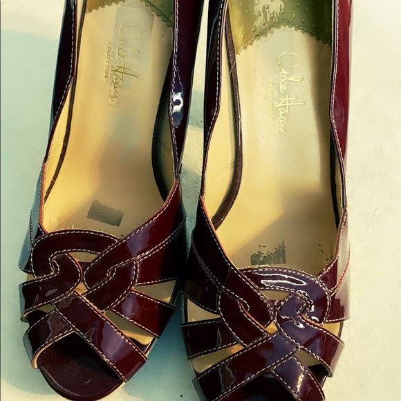 Cole Haan patent leather pumps size 9 - Picture 3 of 5